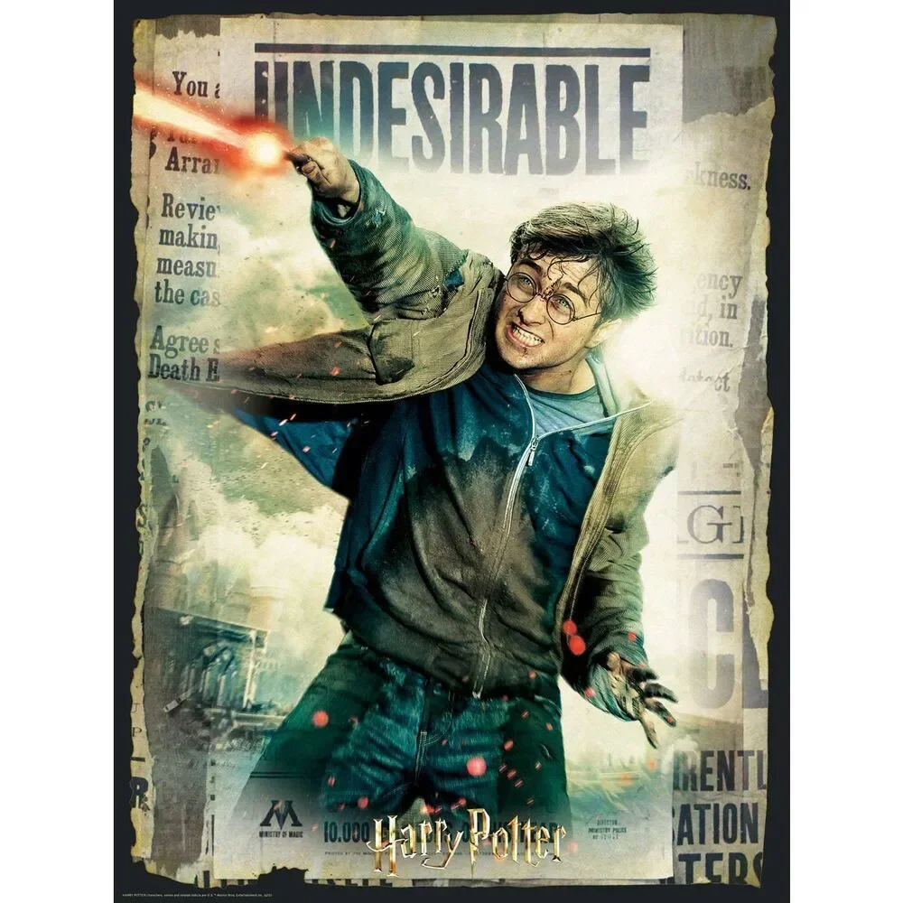 Harry Potter Wanted Poster 500 pc Scratch Off Puzzle NIB
